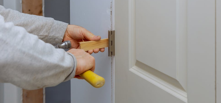 fiberglass entry door repair in Woodlake